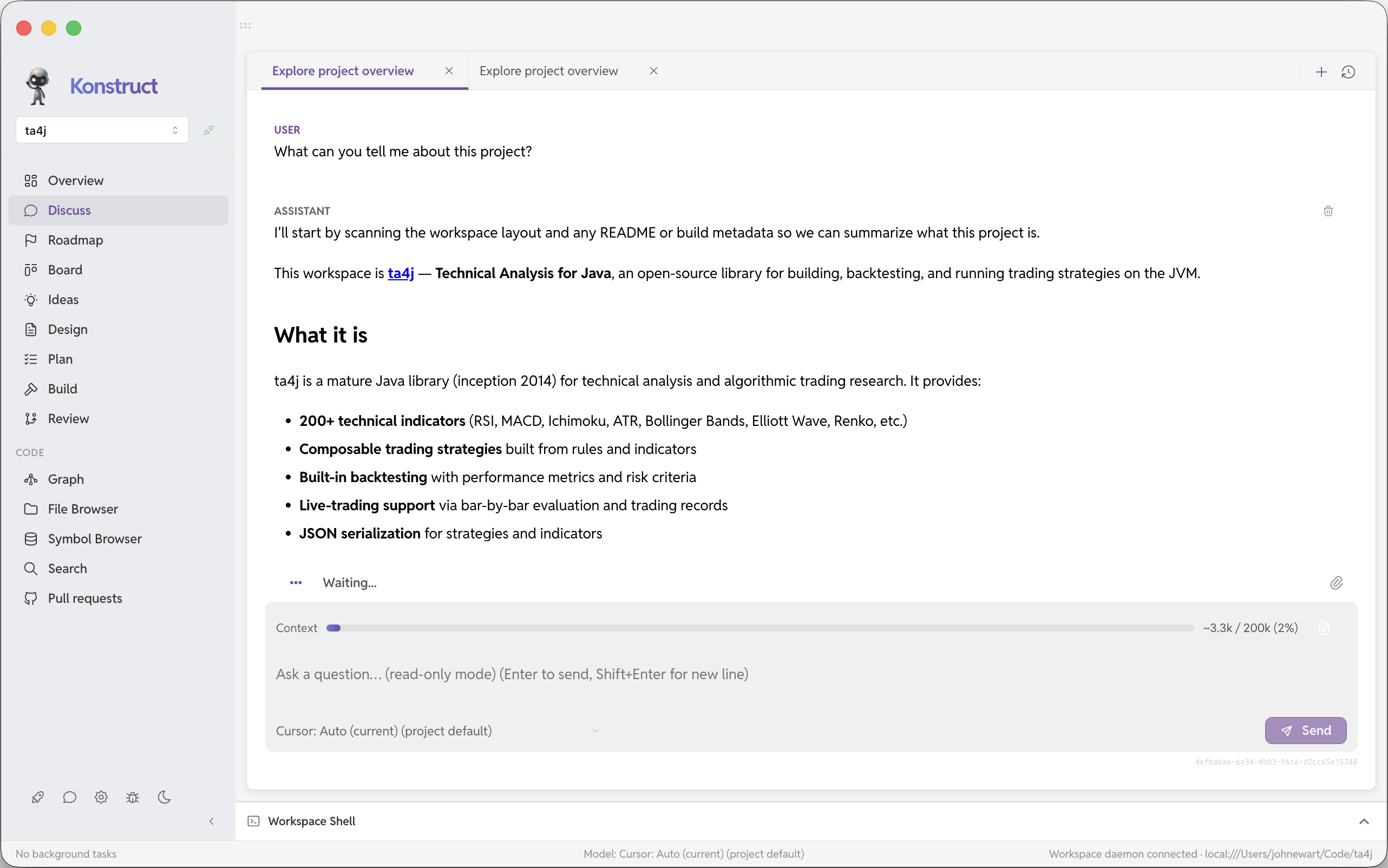 Konstruct screenshot 2